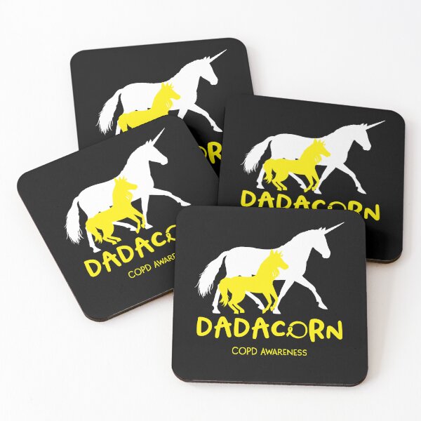 Item preview, COPD Awareness Dad Unicorn Dadacorn Support COPD Warrior  designed and sold by RunningShop.