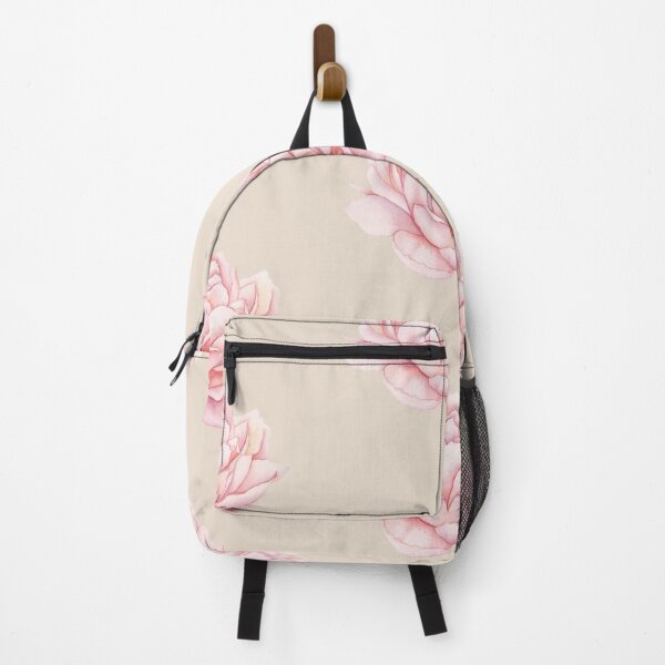 Item preview, Pale pink peony flower vintage illustration remix designed and sold by Corinne Alexa Jackson.