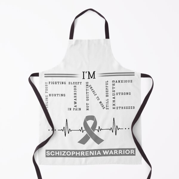 Item preview, I'm Fine Schizophrenia Warrior Support Schizophrenia Awareness Gifts designed and sold by rechardtee.