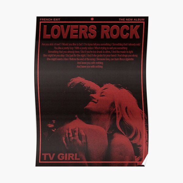 Lovers Rock Tv Girl Cover Album Poster For Sale By Ransusa Redbubble