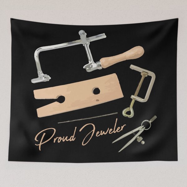 Item preview, Proud jeweler tools kit metalsmith jewelry maker merch designed and sold by MetalicBabe.