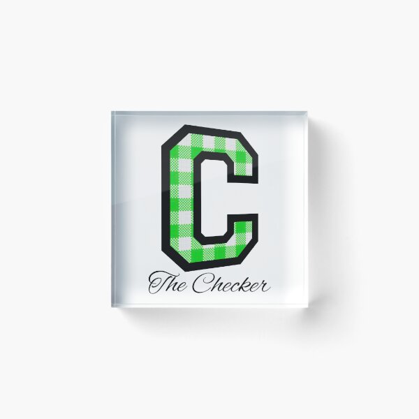 Item preview, The Checker - green (available in 3 colors) designed and sold by BigCreation.