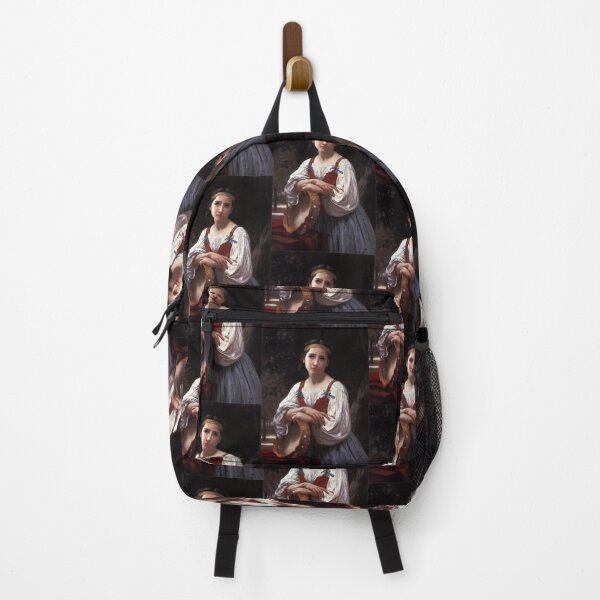 Item preview, 'Gypsy Girl with a Basque Drum' by Bouguereau (Reprint) designed and sold by Classic Visions Gallery.
