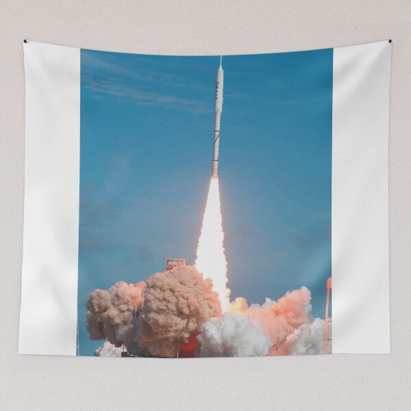 Item preview, Rocketship blastoff, Spacecore, SpaceX, Nasa, Outer Space Spaceship  designed and sold by SundaySoup.