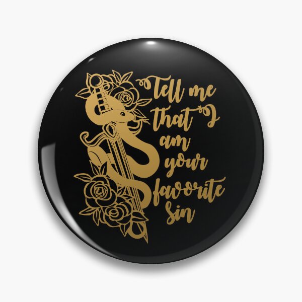 Item preview, Tell Me That I Am Your Favorite Sin designed and sold by Celticrose721.
