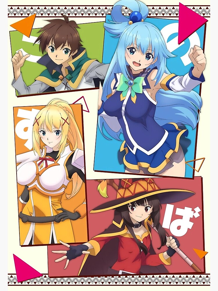 Konosuba Kono Suba Kono subarashii sekai ni shukufuku o! Greeting Card for  Sale by Hocku