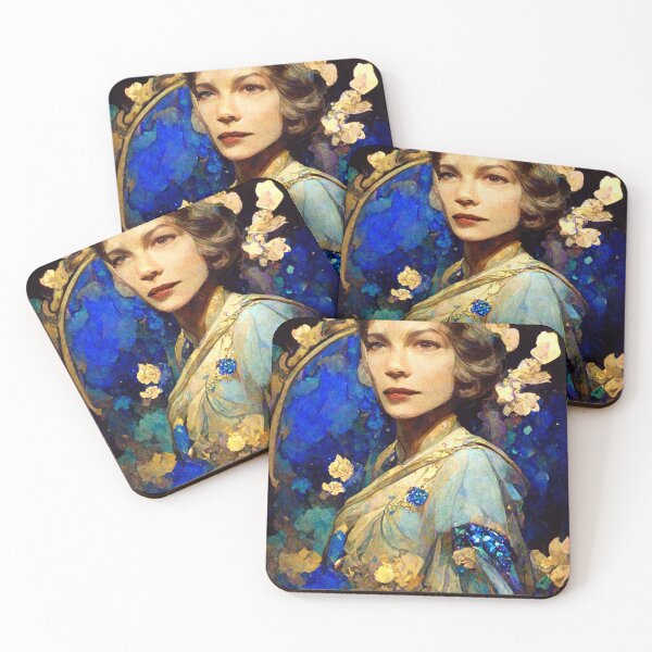 Item preview, Lauren in Blue and Gold designed and sold by Glenn Slingsby.