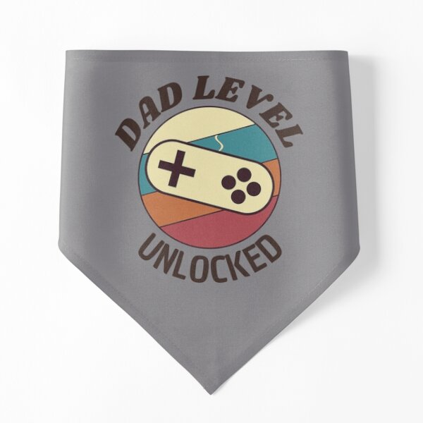 Dad Level Unlocked Pet Bandana