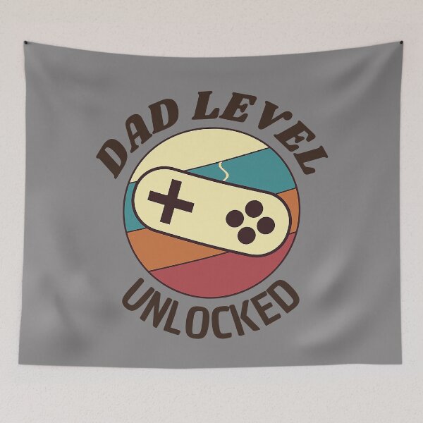 Item preview, Dad Level Unlocked designed and sold by TrendyTribe.