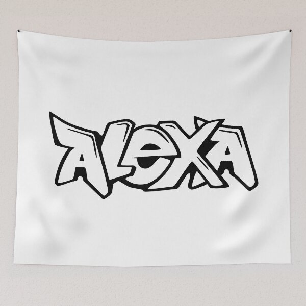 Item preview, Alexa - Graffiti Name Design designed and sold by NameThatShirt.