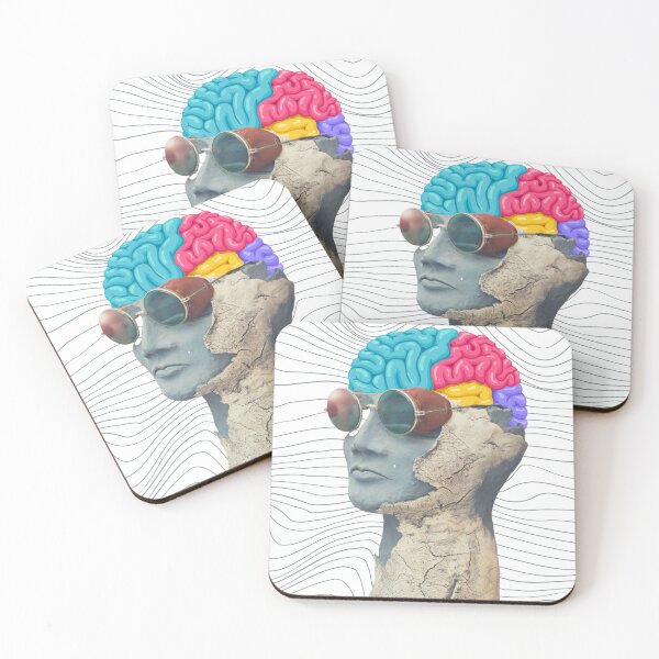 Item preview, Sculpture brain sunglasses past future  designed and sold by chooseorcreate1.