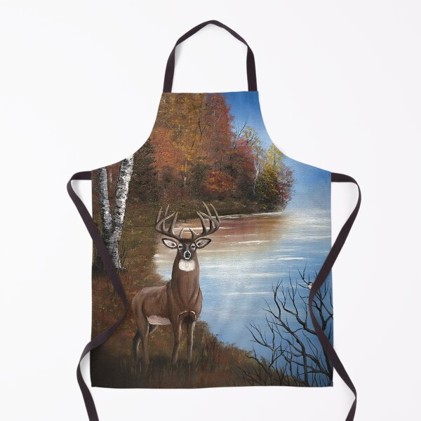 Item preview, Autumn Deer Oil Painting designed and sold by SistersInArtN.