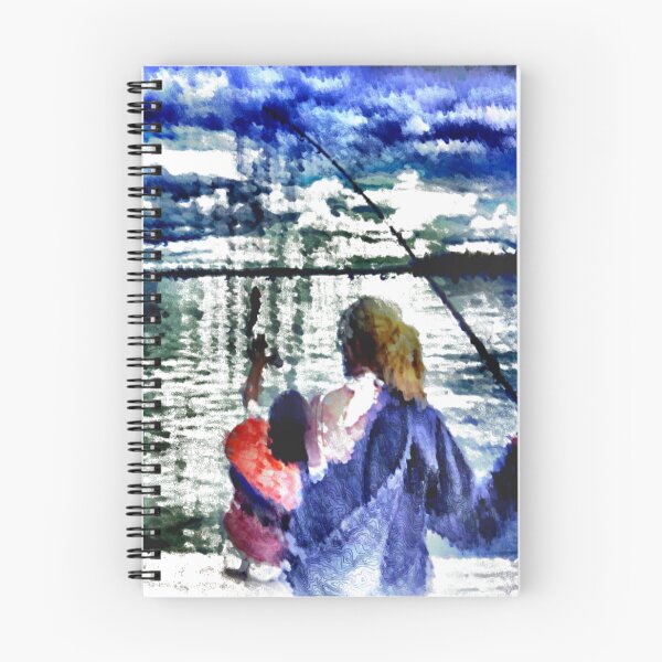Item preview, Fishing off the dock designed and sold by qlajt.