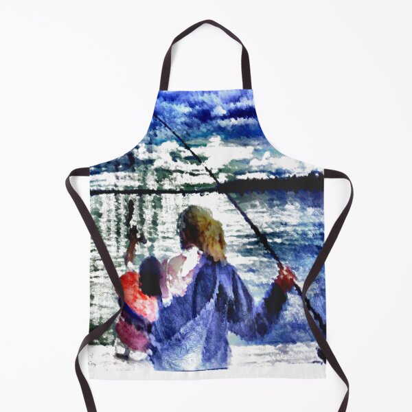 Item preview, Fishing off the dock designed and sold by qlajt.