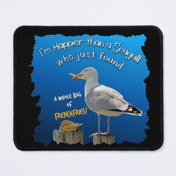 Item preview, SEAGULLS LOVE THOSE FRENCH FRIES designed and sold by THE AMERICAN TEEVANGELIST.