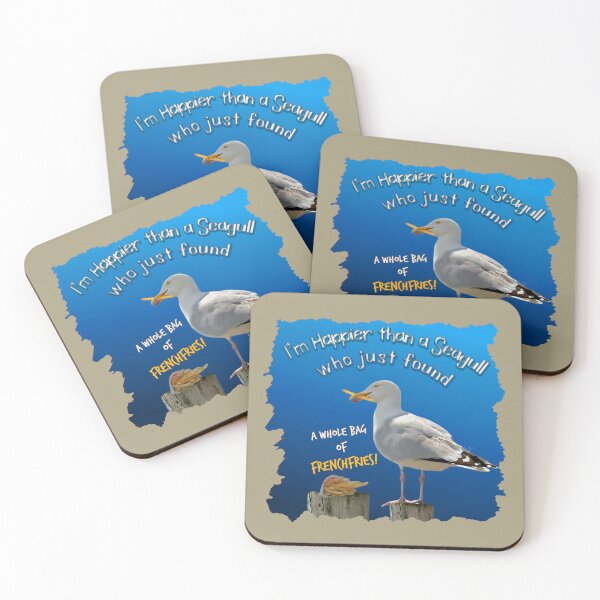 Item preview, SEAGULLS LOVE THOSE FRENCH FRIES designed and sold by THE AMERICAN TEEVANGELIST.