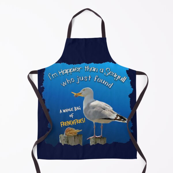 Item preview, SEAGULLS LOVE THOSE FRENCH FRIES designed and sold by THE AMERICAN TEEVANGELIST.