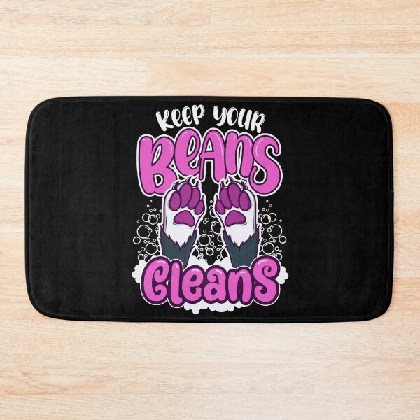 Item preview, Furry Fursona Fandom Toe Beans Keep Your Beans Clean designed and sold by Crush Retro®.