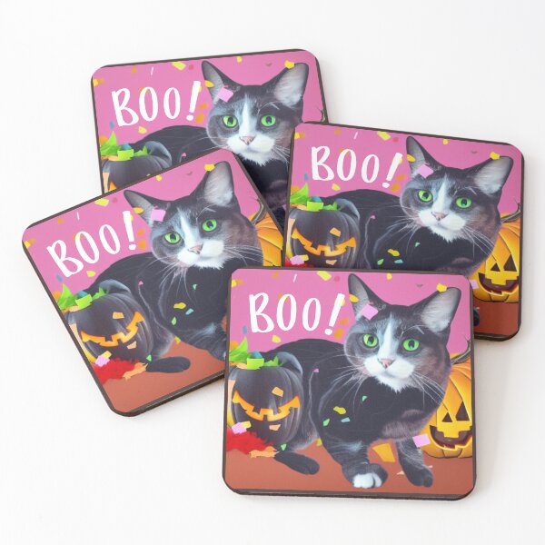 Item preview,  ITS THE MOST WONDERFUL TIME OF THE YEAR BLACK CAT HALLOWEEN designed and sold by starfishstuff.