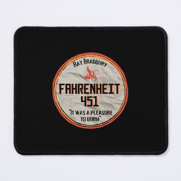 Item preview, Fahrenheit 451 - Ray Bradbury Classic Literature Dystopian Book Simple Minimal Aesthetic designed and sold by weboftigers.