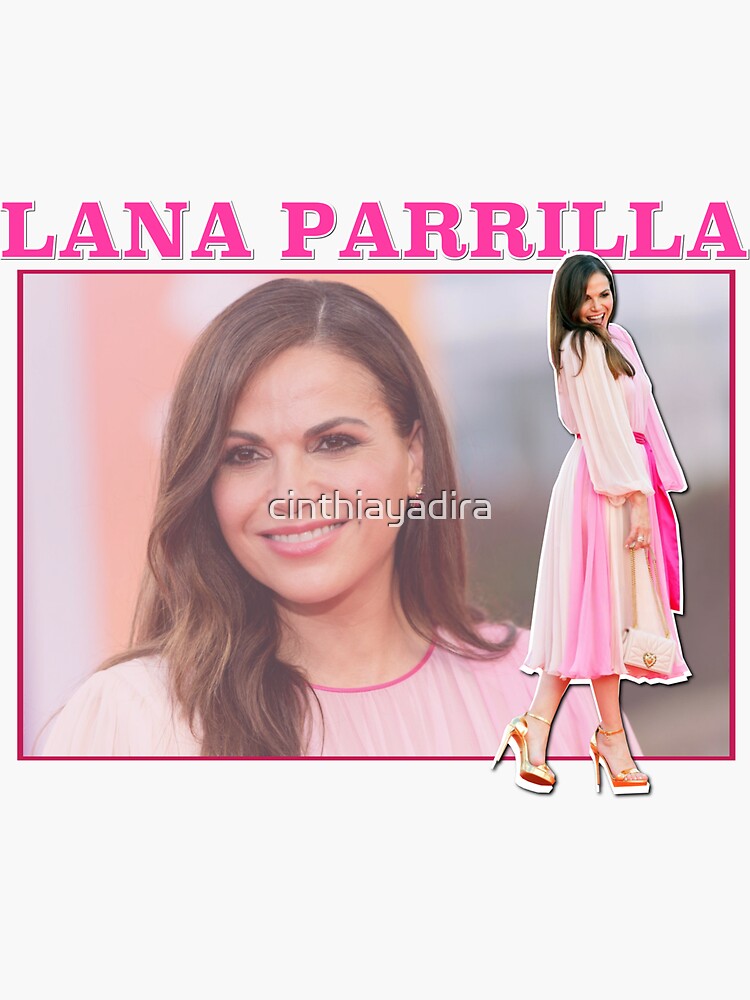 Lana Parrilla - Pretty in Pink Sticker