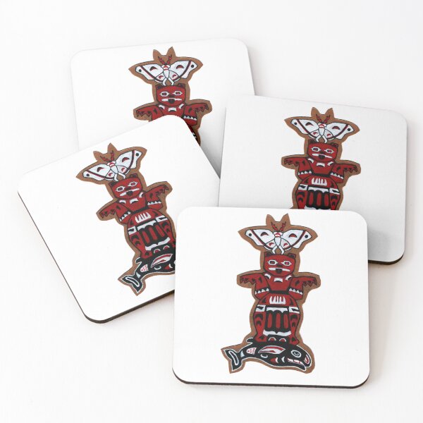 Item preview, Totem Pole Salmon Bear Moth designed and sold by Pete Matejka.