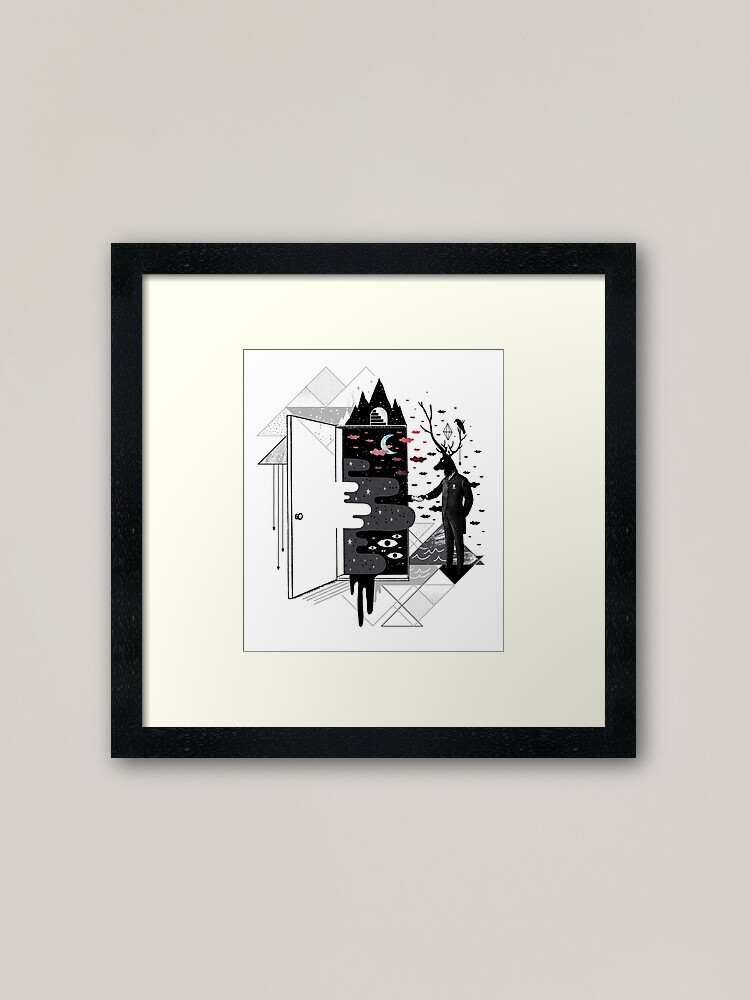 Alternate view of Take it or dream it Framed Art Print