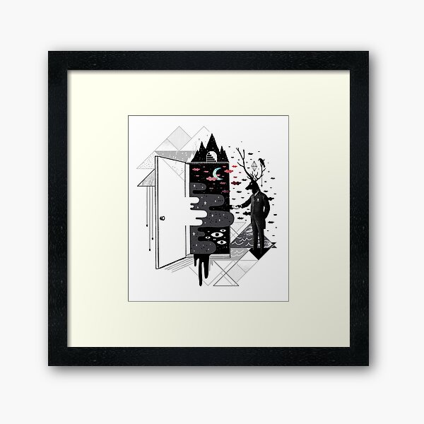 Take it or dream it Framed Art Print