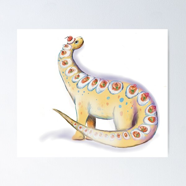 Aperçu de l'œuvre MaouLouv-Dessertosaurus créée et vendue par MaouLouv.