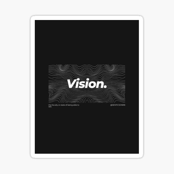 "Vision TechWear Aesthetic" Sticker for Sale by Sentics Redbubble