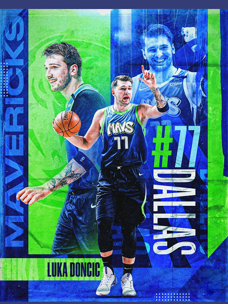 Luka Doncic Shot Above Waist White Qiangy - Luka Doncic - Sticker