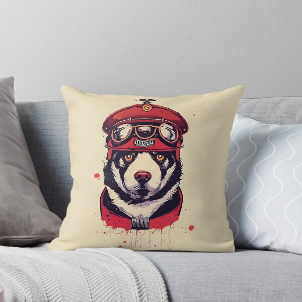 Item preview, Red Baron husky portrait designed and sold by etherElric.