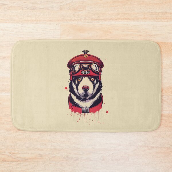 Item preview, Red Baron husky portrait designed and sold by etherElric.