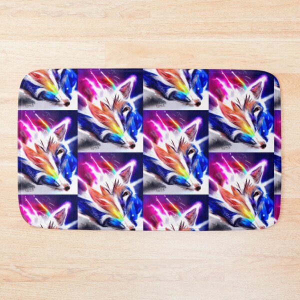 Item preview, glare colorful fox designed and sold by zheworkstudio.
