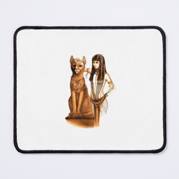 Item preview, Queen Nefertiti & Cat designed and sold by mahmoud92-hamed.