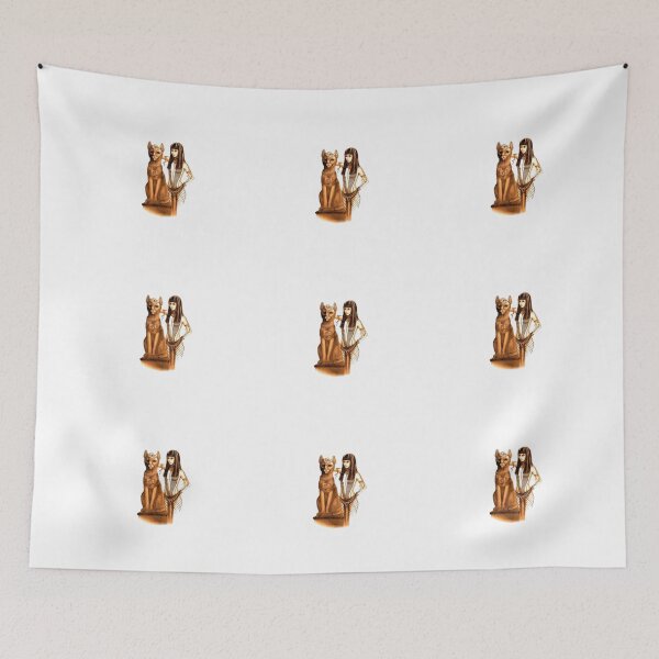 Item preview, Queen Nefertiti & Cat designed and sold by mahmoud92-hamed.