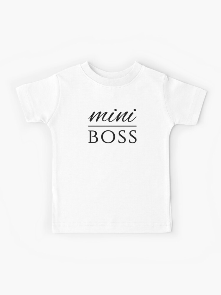 Mini Boss Kids Unisex Tee