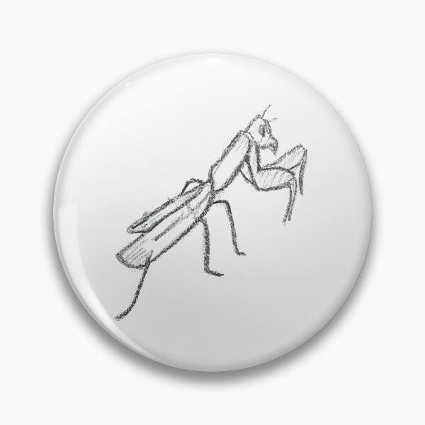 Item preview, Crayon Praying Mantis designed and sold by lemoncitruszest.