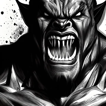 Artwork thumbnail, Angry Orc Warrior by RockingPandS