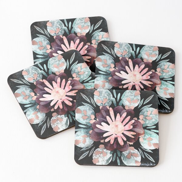 Item preview, Magnolia Sage Moons Mandala Negative Painting  designed and sold by Valerie Englehart.