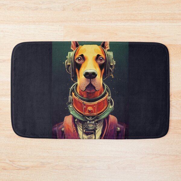 Item preview, Vintage doberman portrait designed and sold by etherElric.