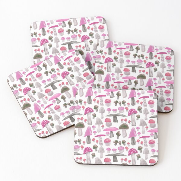 Item preview, Shroom lovin life in pinks designed and sold by katerosestudios.