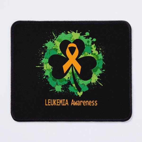 Item preview, LEUKEMIA Awareness Clover Ribbon Happy Patricks Day Support LEUKEMIA Warrior Gifts designed and sold by Tammyilaria.