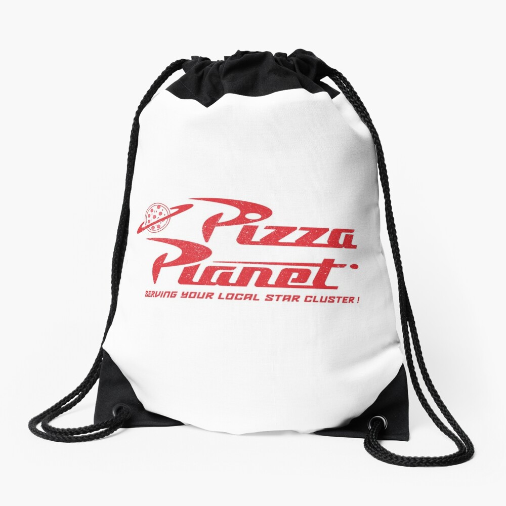 Pizza Planet Drawstring Bag