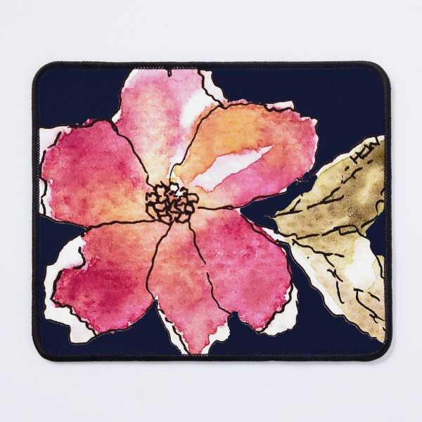 Item preview, Crepe Paper Flower on Navy designed and sold by WallaceColor.