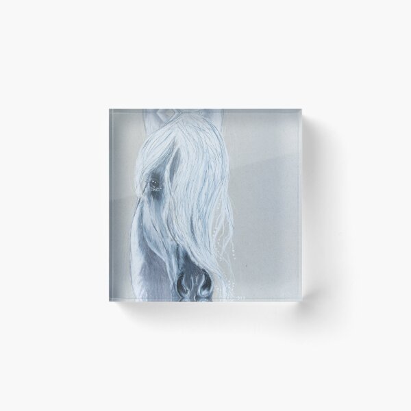 HERE'S LOOKIN' AT YOU, KID HORSE Acrylic Block