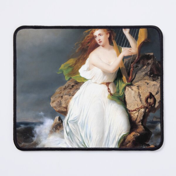 Item preview, The Harp of Erin by Thomas Buchanan Read -Mermaid | the siren painting designed and sold by TeeARTHY.
