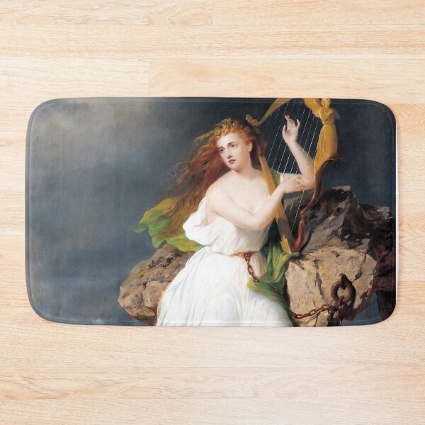 Item preview, The Harp of Erin by Thomas Buchanan Read -Mermaid | the siren painting designed and sold by TeeARTHY.