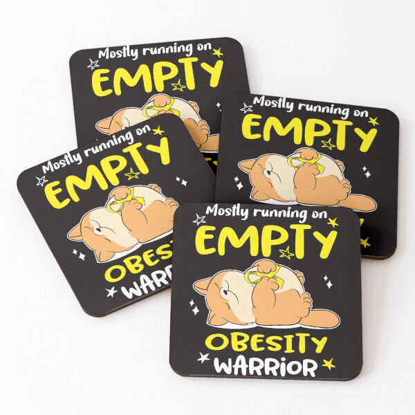 Item preview, Mostly running on Empty Obesity Warrior designed and sold by ElizabethS809.
