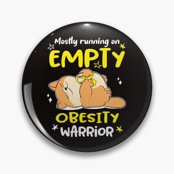 Item preview, Mostly running on Empty Obesity Warrior designed and sold by ElizabethS809.